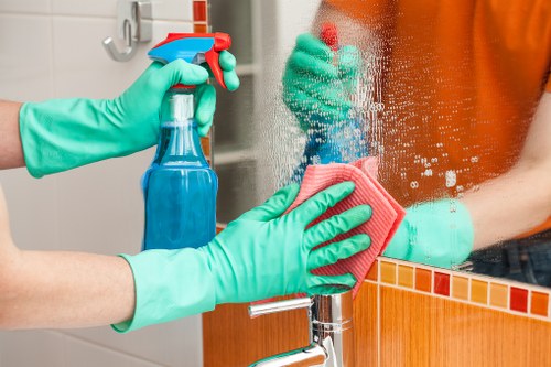 Thorough cleaning of high-touch areas and hidden corners