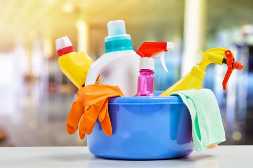 After builders cleaning equipment and detailed surface cleaning