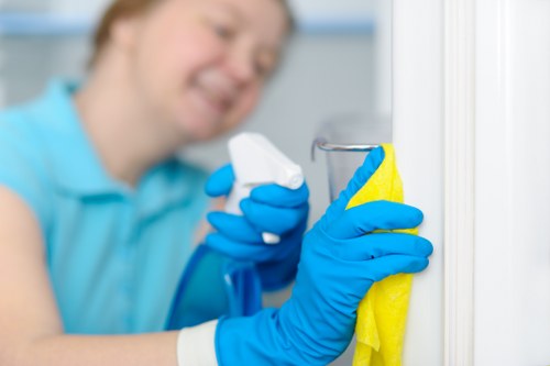 Steam and stain removal during sofa cleaning service