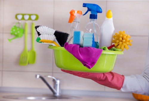 Professional office cleaning in a local services area with reception and washroom care
