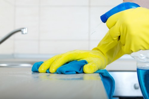 Low-carbon van used for sofa cleaning service routes