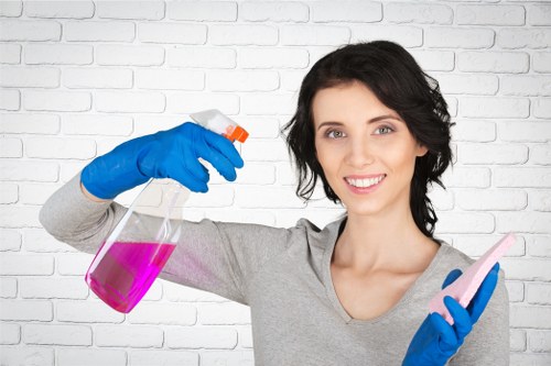 Staff receiving anti-slavery training in sofa cleaning services