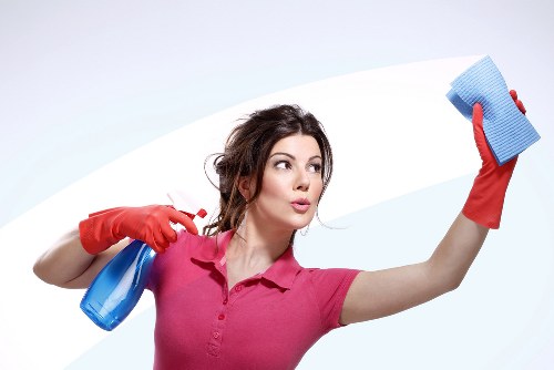 Commercial vacating clean for an office or workspace